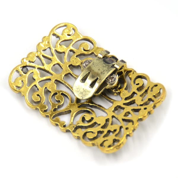 2kpl Naisten Vintage Hollow Metal Shoe Charm solki Clip Decor lisävaruste irrotettava
