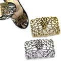Pikkukuva 4 / 11: 2kpl Naisten Vintage Hollow Metal Shoe Charm solki Clip Decor lisävaruste irrotettava