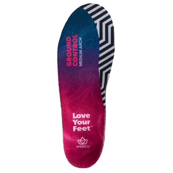 Spenco Innersula Ground Control Medium Arch Blå EU 42-44 Man