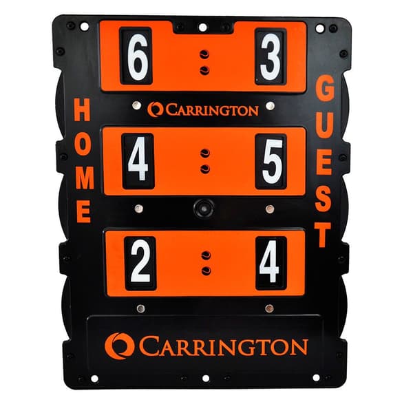 Carrington Engelsk Tennisbane Resultattavle Orange 82x58 cm