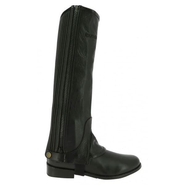 Equitheme Nahkainen Half Chaps Musta S