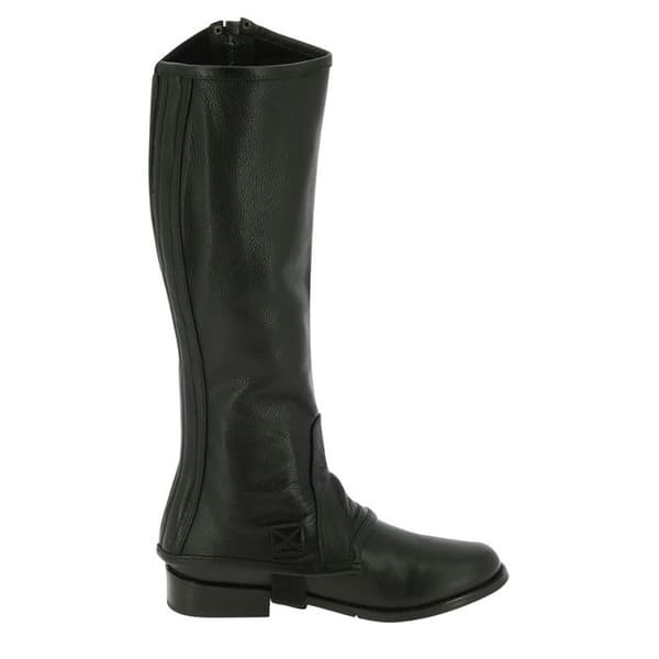 Equitheme Nahkainen Half Chaps Musta S