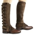 Miniatyrbillede 1 af 2: Lexhis Portugisisk Split Læder Half Chaps Brun 2XL