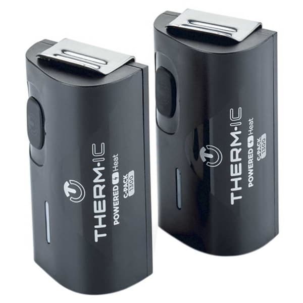 Therm-ic Opvarmede Indlægssåler Batterier C-pack 1300 Sort  Mand