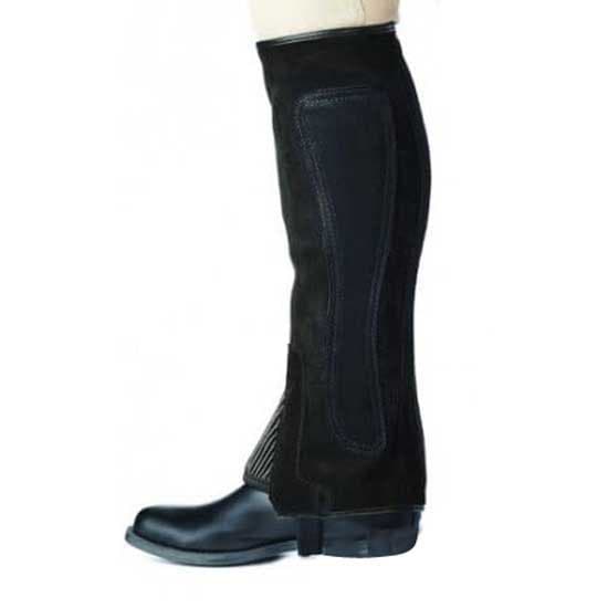 Lexhis Børn Split Læder/læder Half Chaps Sort 10 Years
