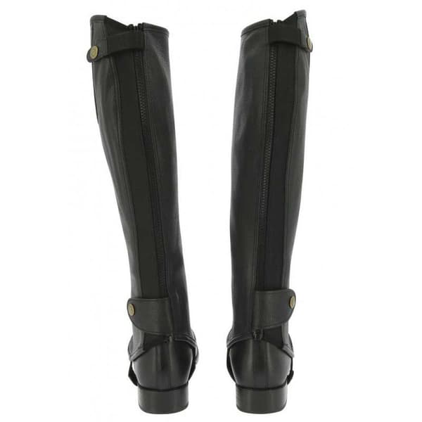 Equitheme Halve Kap Leather Soft Sort XS / Regular