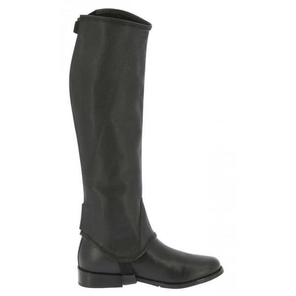 Equitheme Halve Kap Leather Soft Sort XS / Long