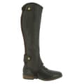 Miniatyrbillede 4 af 6: Equitheme Halve Kap Leather Soft Grøn 2XS / Regular