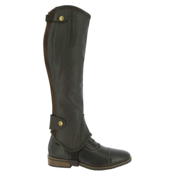 Equitheme Halve Kap Leather Soft Grøn 2XS / Regular