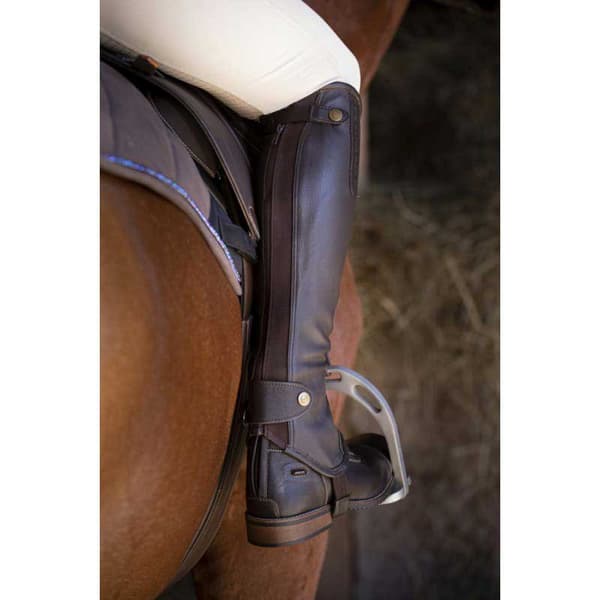 Equitheme Halve Kap Leather Soft Grøn 2XS / Regular