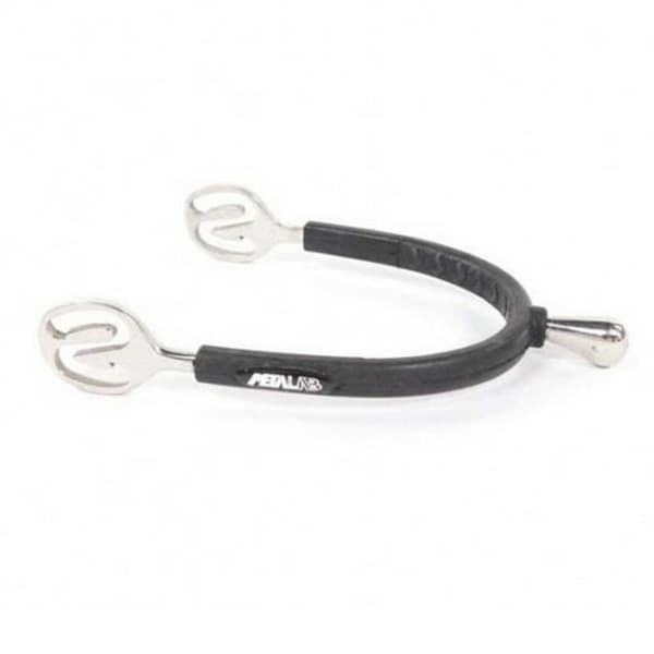 Metalab Rund Gummi L Spurs Silver 15 mm