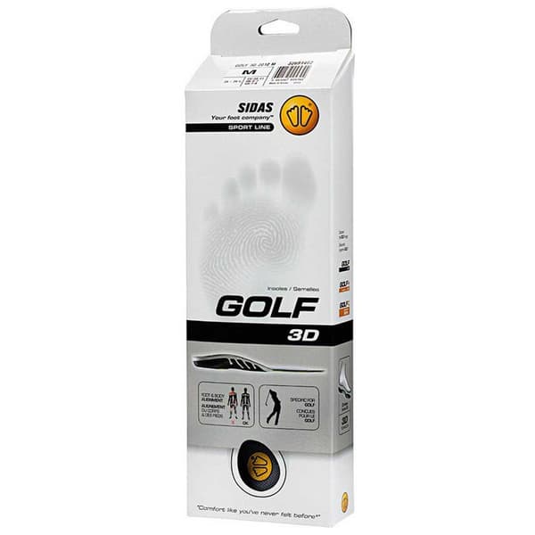 Sidas Inläggssulor Golf 3d Grå EU 37-38 Man