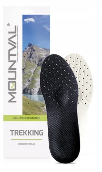 Stødabsorberende indlægssåler til Mountval Trekking trekkingsko