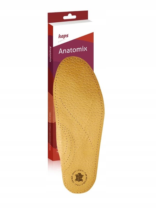 Kaps Anatomix profilerede sko-indlægssåler i læder