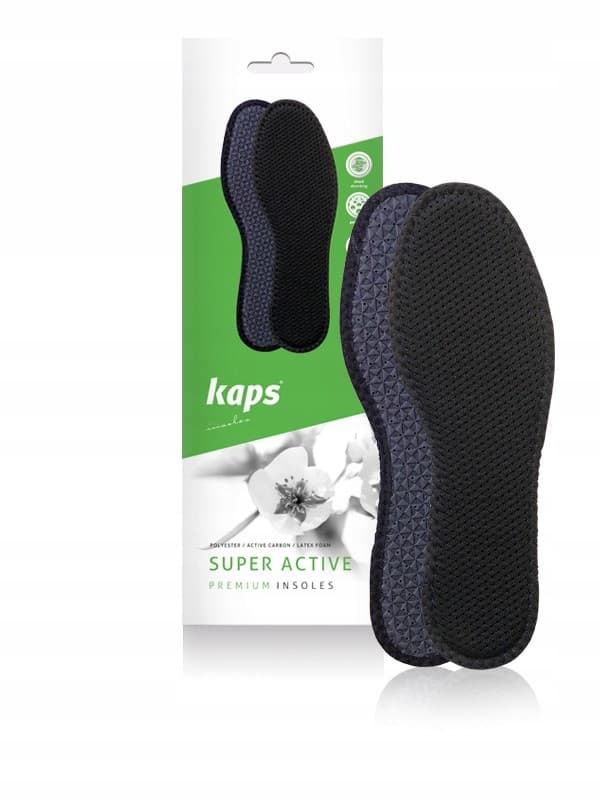 Kaps Super Active anti-sved sko-indlægssåler med aktivt kul