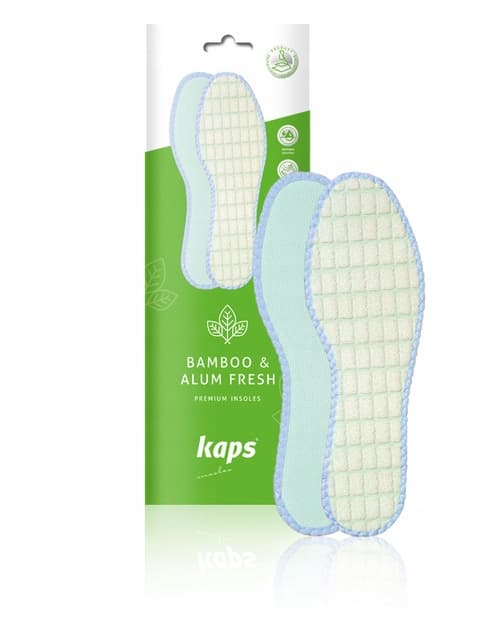 Anti-svett bambu fiber sko innersula Kaps Bamboo & Alum Fresh