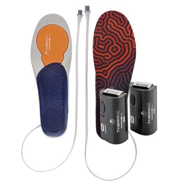 Therm-ic SÆt Opvarmede Indlægssåler Heat 3d & C-pack 1300 B Bluetooth Orange,Blå EU 46-48 Mand