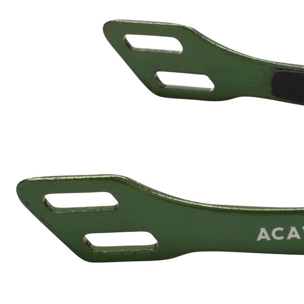 Acavallo Arena Aluplus 2.0 Sporer Grøn,Søvfarvet 25 mm