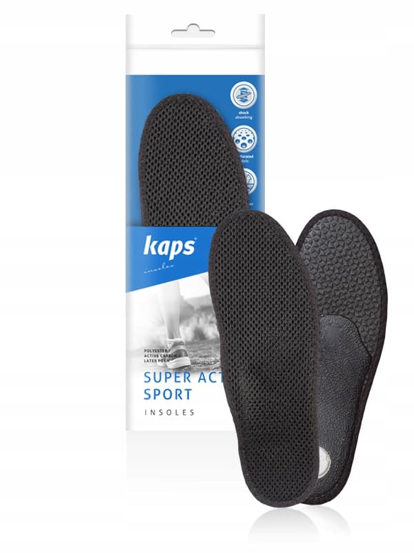 Profilerade skoinlägg med aktivt kol Kaps Super Active Sport
