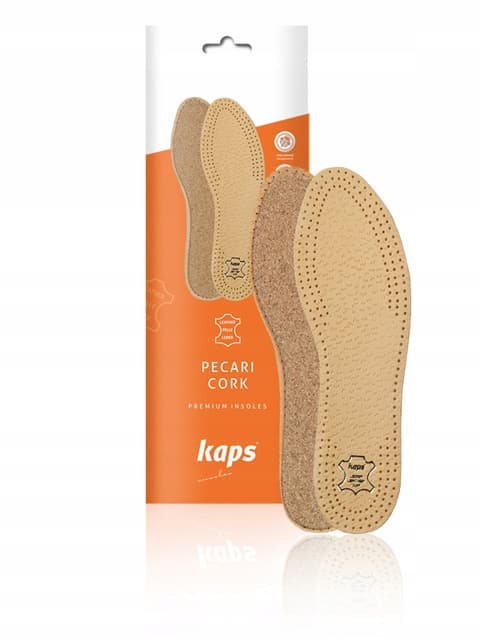 Läder och bekväma Kaps Pecari Cork skoinlägg