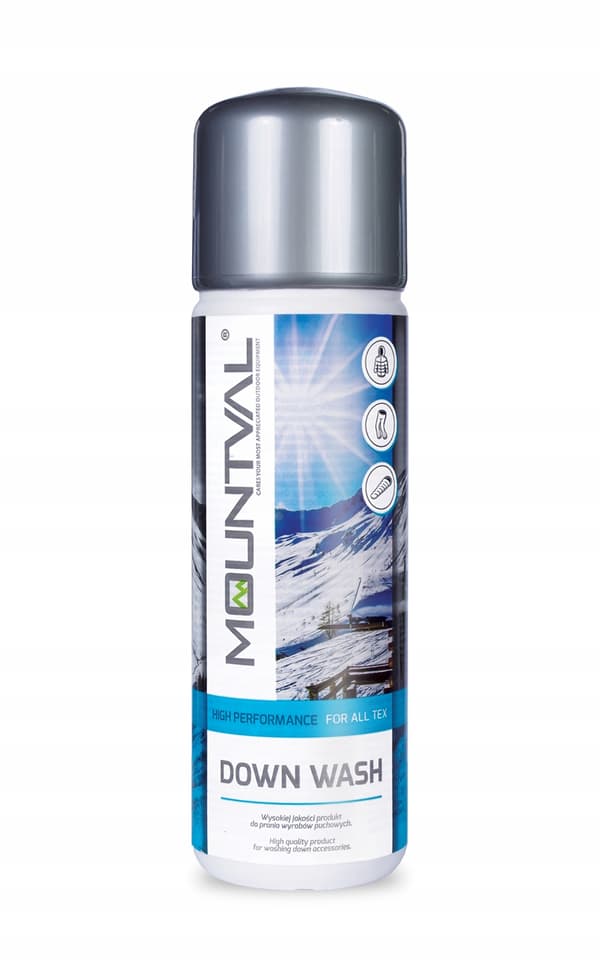 Vahva pesuaine untuvatakeille, makuupusseille ja Mountval Down Wash -pesuaineelle