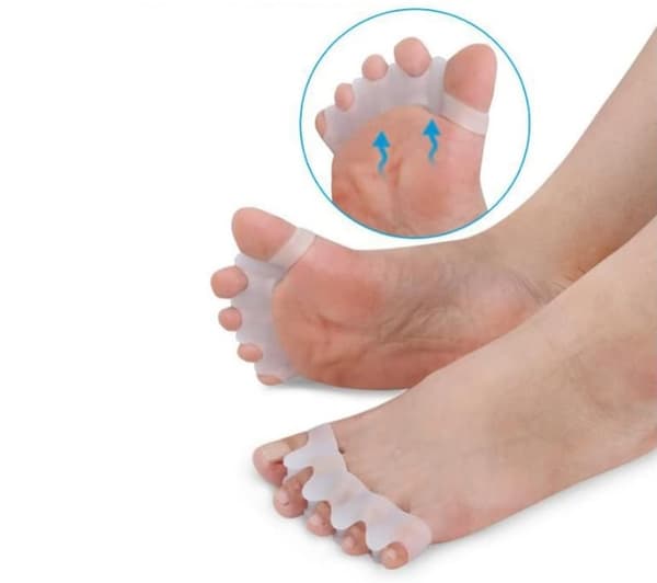 Silikone fingerseparator - hvid