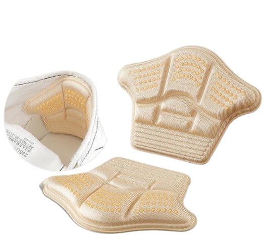 Hæle limet til sko - beige