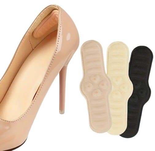 Kenkiin liimatut kantapäät - beige, musta, lihanvärinen