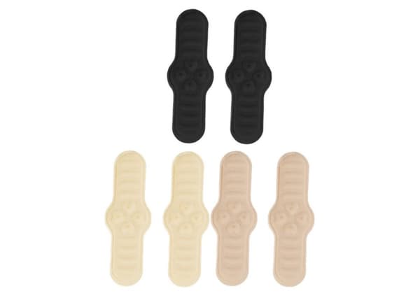 Kenkiin liimatut kantapäät - beige, musta, lihanvärinen