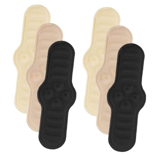 Kenkiin liimatut kantapäät - beige, musta, lihanvärinen
