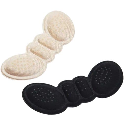 Hæle limet til sko - beige og sort