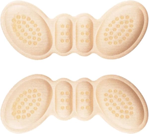 Hæle limet til sko - beige og sort