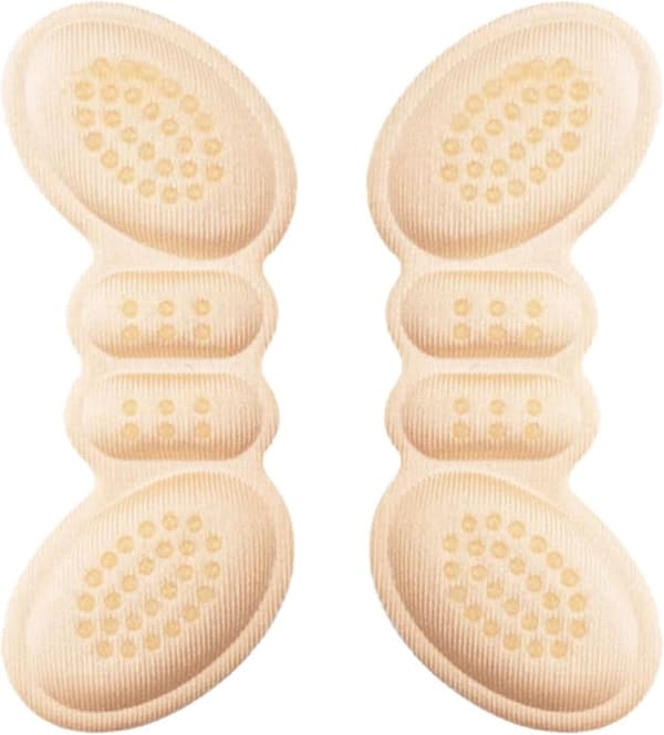 Hæle limet til sko - beige og sort