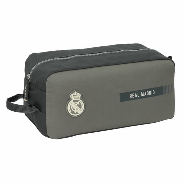 Kotelo matkatohveleille Real Madrid C.F. Harmaa 34 x 15 x 18 cm