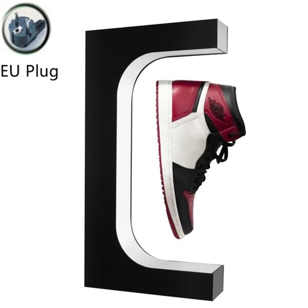 Sneakerskab, Magnetisk Flydende, 360 graders Rotation, EU-stik