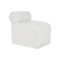 Miniatyrbild 1 av 5: Sittpall Home ESPRIT Vit Polyester Trä MDF 48 x 69 x 63 cm