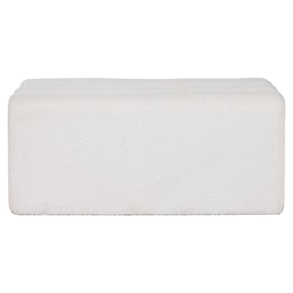Krakk Home ESPRIT Hvit Polyester Tre MDF 100 x 45 x 43 cm