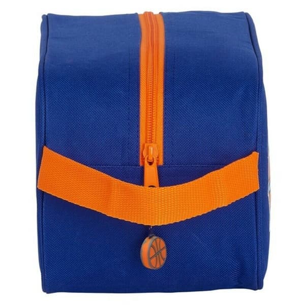 Rejseskotaske Valencia Basket Blå Orange (29 x 15 x 14 cm)