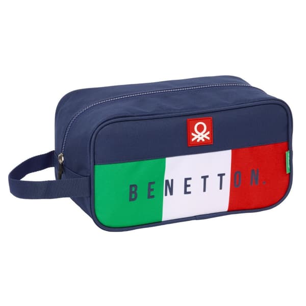 Rejseskotaske Benetton Flag Marineblå 29 x 15 x 14 cm