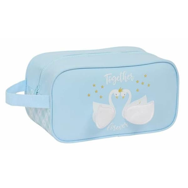 Skoförvaring Glowlab Kids Cisnes Ljusblå 29 x 15 x 14 cm