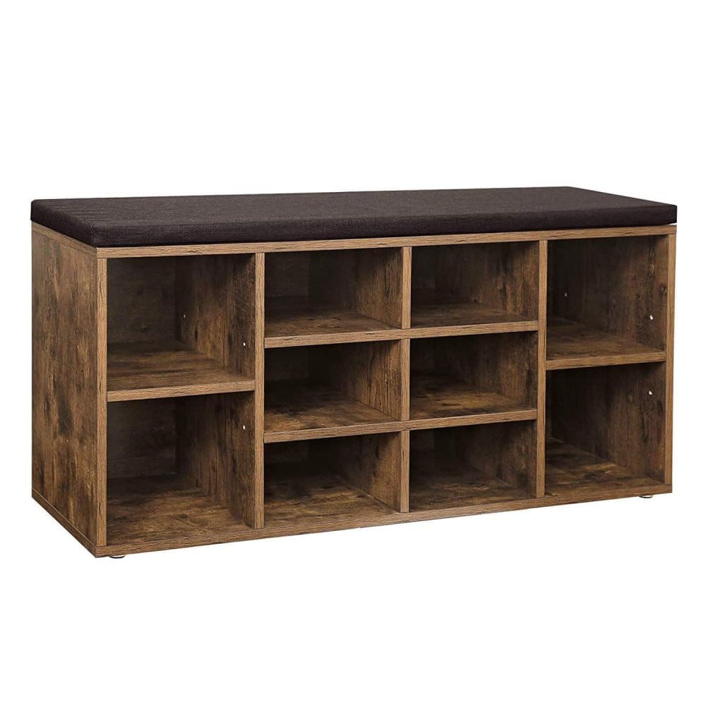 Nancys Edison Skoställ - 10 par skor - Sko garderob - Soffa - 104 x 30 x 48 cm