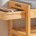 Pikkukuva 5 / 10: SoBuy Säilytyspenkki Kenkäteline penkki Kenkäkaappi Puupenkki Jakkara bambu Enimmäiskuormitus 150kg, FSR49-N