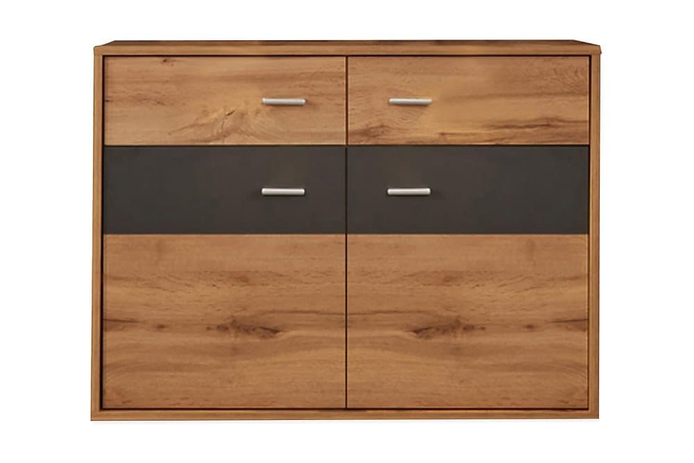 SALCITO Skoskåp 90 Brun/Grå