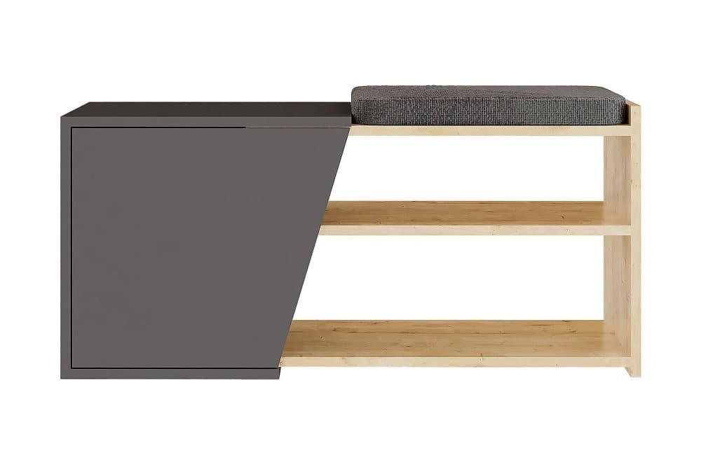 FEMRIS Skoskåp 104x37 cm Natur/Antracit