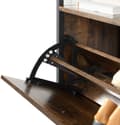 Pikkukuva 8 / 9: Skoskåp 3 fack 60 x 30 x 130 cm - Skoförvaring Organizer Vintage brun-svart