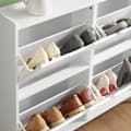 Miniatyrbillede 7 af 9: SoBuy Moderne skoskab, skoskab med vippefunktion, Skobænk, med opbevaringskasser, Skoholder, FSR100-W