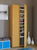 Miniatyrbillede 3 af 4: Vandol I skoskab 2 låger, bøg dekor.