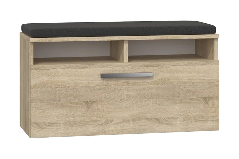 RIWAN Skoskåp 85x35x46 cm med Hylla Sonomaek