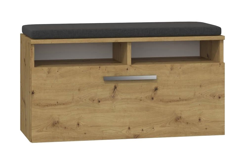 RIWAN Skoskåp 85x35x46 cm med Hylla Ekfärg