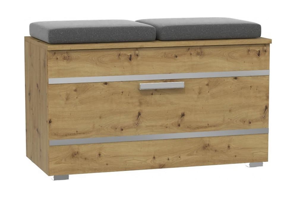 KYNUNA Skoskåp 85x35x45 cm Brun Ekfärg/Antracit